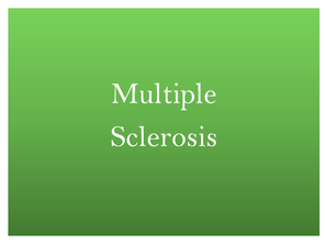 alternative treatment multiple sclerosis